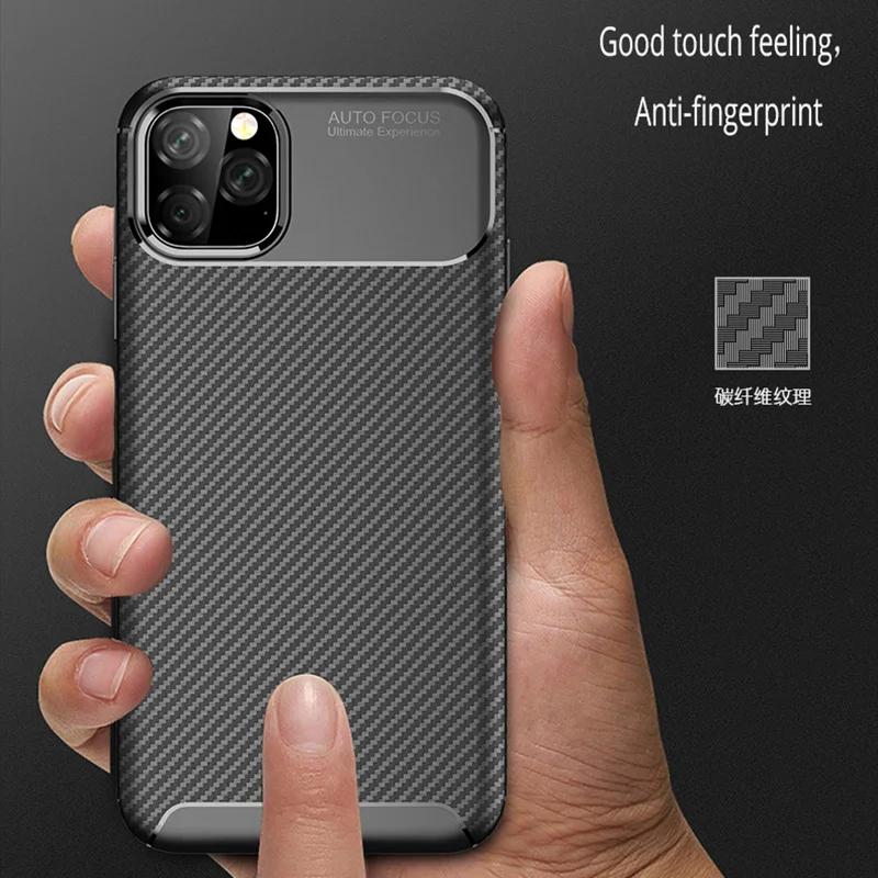 Чехол для iphone 11/11 Pro/11 Pro max Силиконовый Мягкий противоударный чехол из ТПУ с