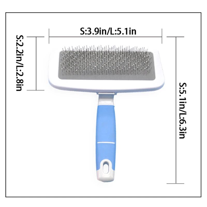 

Dog Hair Removal Needle Comb Puppy Kitten Quick Clean Hair Trimmer Brush Pet Grooming Flea Pin Combs Pets Beauty Supplies