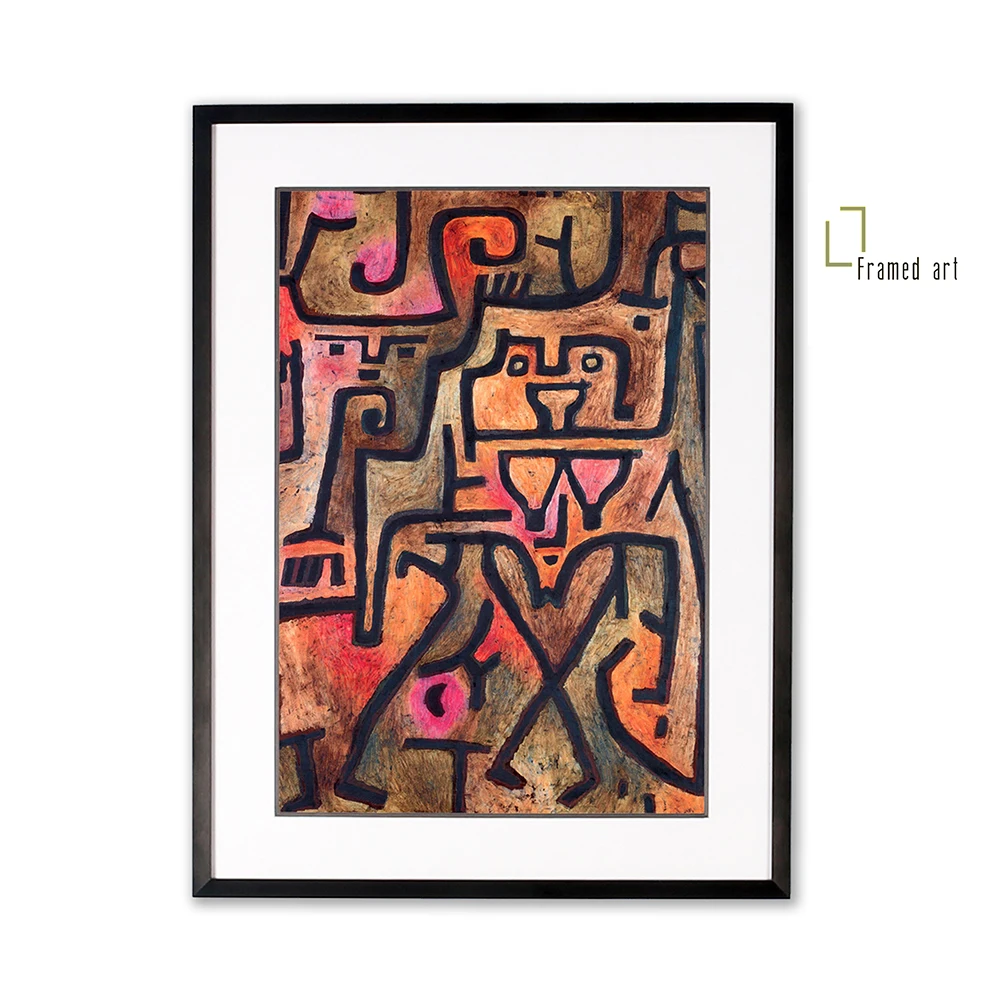 Фоторамка из матового стекла с золотистыми рыбками Paul clee | Дом и сад