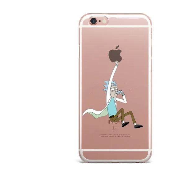 Для Fundas iPhone 8 чехол SE 5s 6S 7 Plus Rick And Morty мягкий жесткий пластиковый 2018 Новое