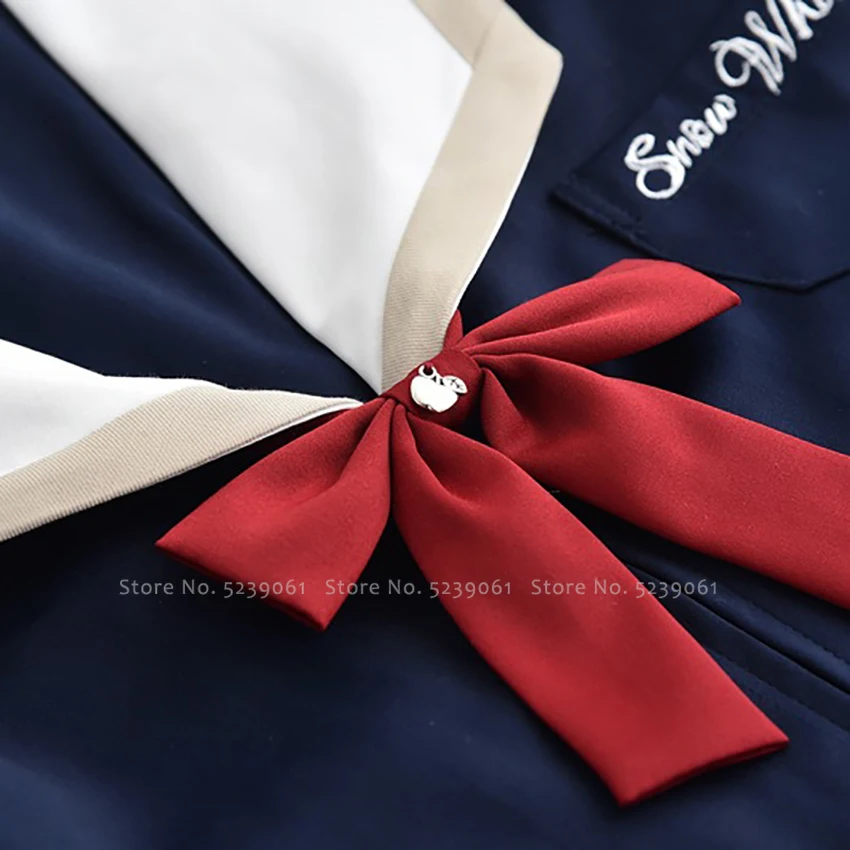 Girls JK Suit High School Uniform Japanese Kawaii Navy Sailor Cosplay Costume Party Korean Academy Pleated Skirts Anime Clothing |