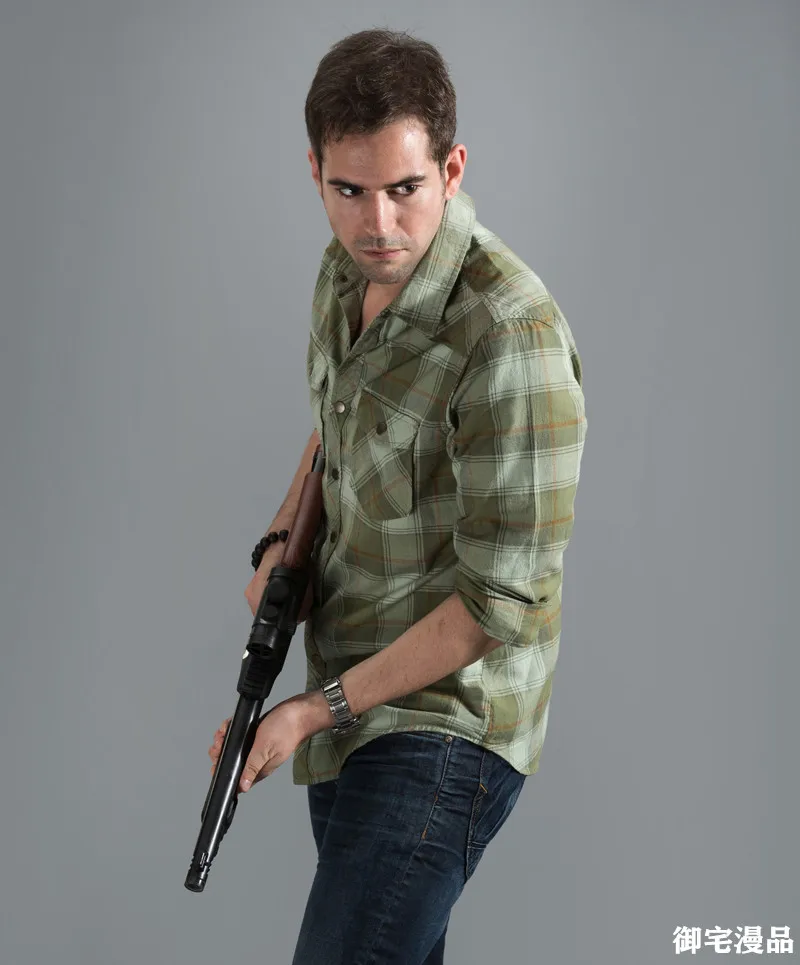 Лидер продаж рубашка в клетку с изображением героев из игры последний США