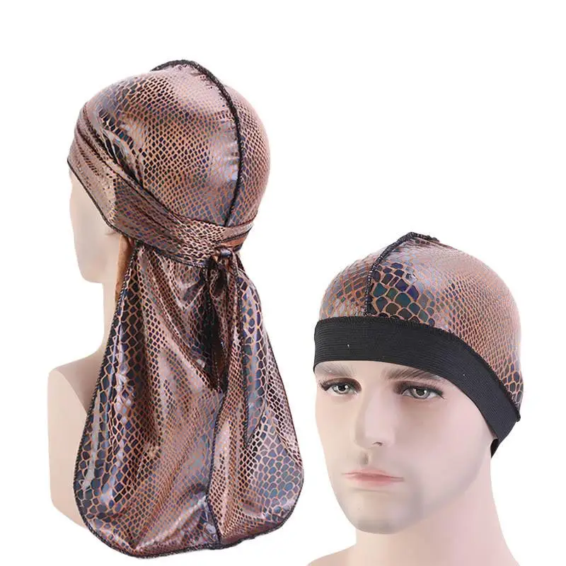 2 шт. мужские Набедренники хип-хоп бандана Пиратская шапочка Du Doo Rag атласная