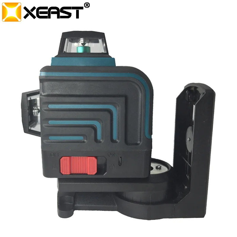 XEAST, новинка, 12 линий, 3D синий лазерный уровень, самонивелирующийся, 360, горизонтальный и вертикальный крест, синий лазерный луч с режимом наклона и наружного применения
