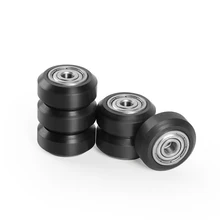 V Slot Pulley Wheel 10PCS/15PCS 3D Printer Parts Plastic Bearing Pulley High Quality Round Gear Pom Accessories Creality 3D