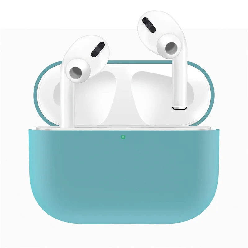 Official green Для Apple AirPods Pro Чехол для замены ТПУ милый защитный чехол для AirPods 3 беспроводной Bluetooth наушники протектор рукав - Color: Official green