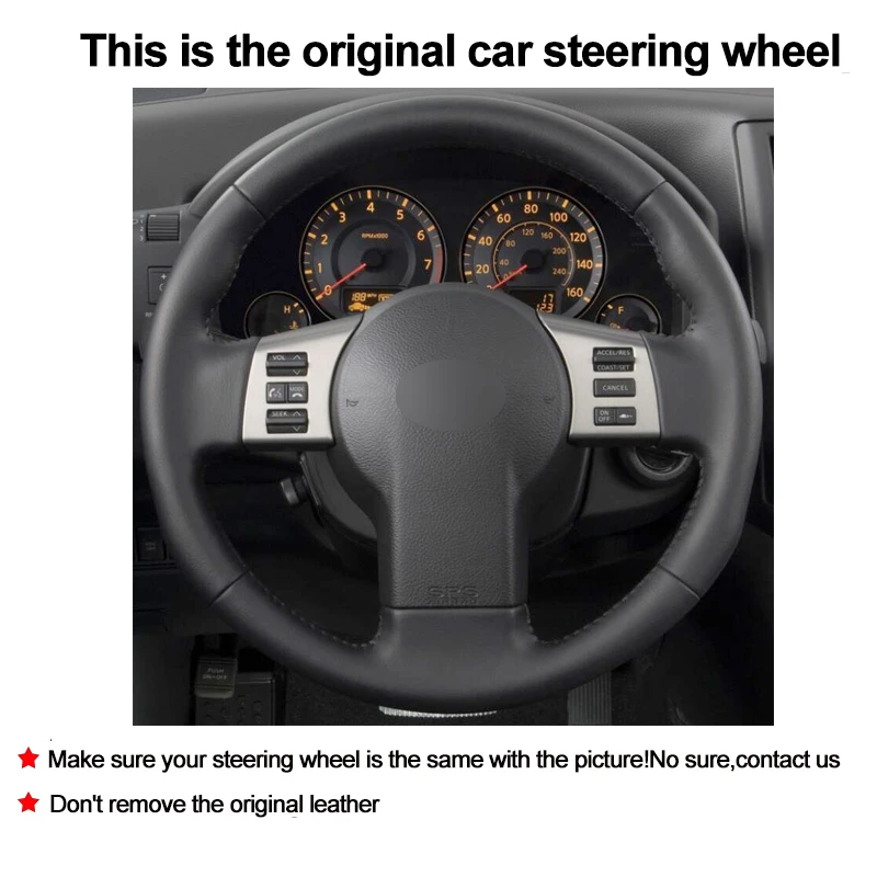 car auto steering wheel cover for infiniti fx fx35 fx45 2003 2008 for nissan 350z 2003 2009 braid volant 2004 2005 2006 2007 free global shipping