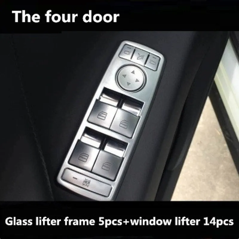 Стикер для автомобильного окна стекла кнопки подъема Mercedes Benz A B C E GLA CLA GLK GL ML GLE