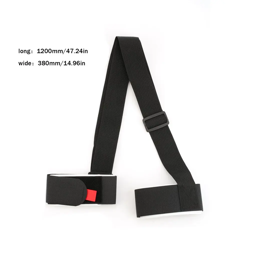 

Adjustable Skiing Pole Shoulder Hand Carrier Lash Handle Straps Porter Hook Loop Protecting Black Nylon Ski Handle Strap Bags