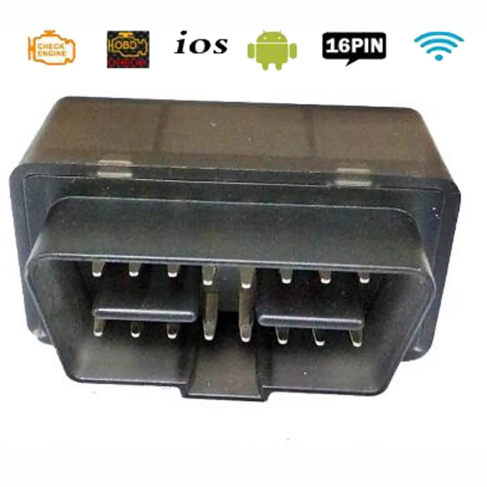 Черный V1.5 ELM327 WI FI OBD2 obd 2 сканер ELM 327 1 5 автомобильный диагностический инструмент