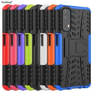 for oppo realme 7 case robot shell silicone rubber funda hard protector case for realme 7 cover for realme 7 case free global shipping