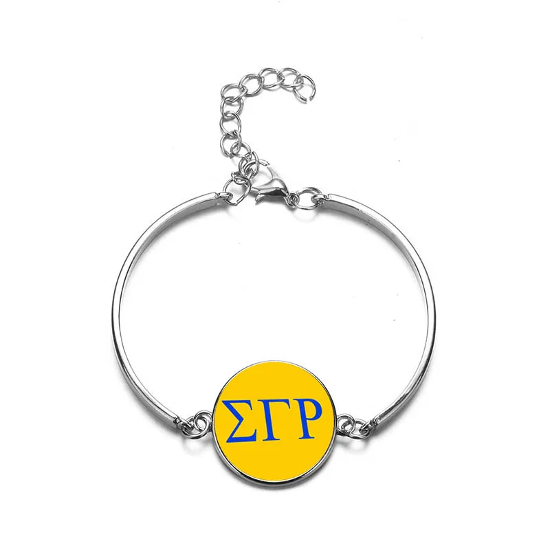 Классические браслеты BTWGL летняя фотография стеклянная подвеска Sigma Gamma Rho Sorority