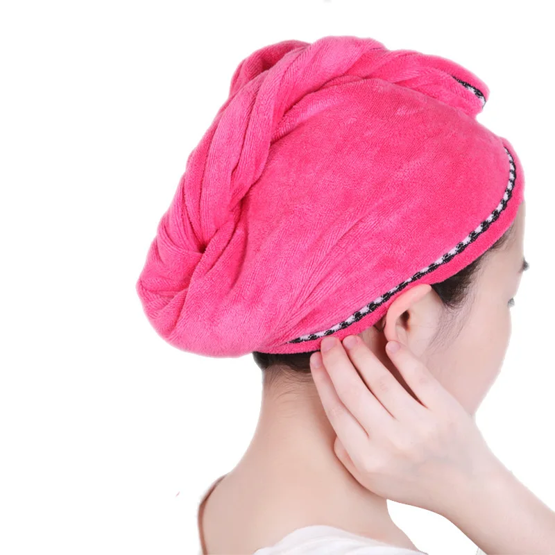 2 шт. микроволокно после душа сушки волос обертка для женщин и девушек дамское