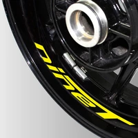 a set of 8pcs high quality motorcycle wheel sticker decal reflective rim motorcycle logo decal for honda ninet
