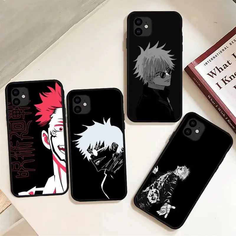 

Jujutsu Kaisen Anime Phone Case for iphone 12 13 Mini SE 2020 5 5S 6 6S Plus 7 8 Plus X XR XS 11 Pro Max Fundas Coque cover