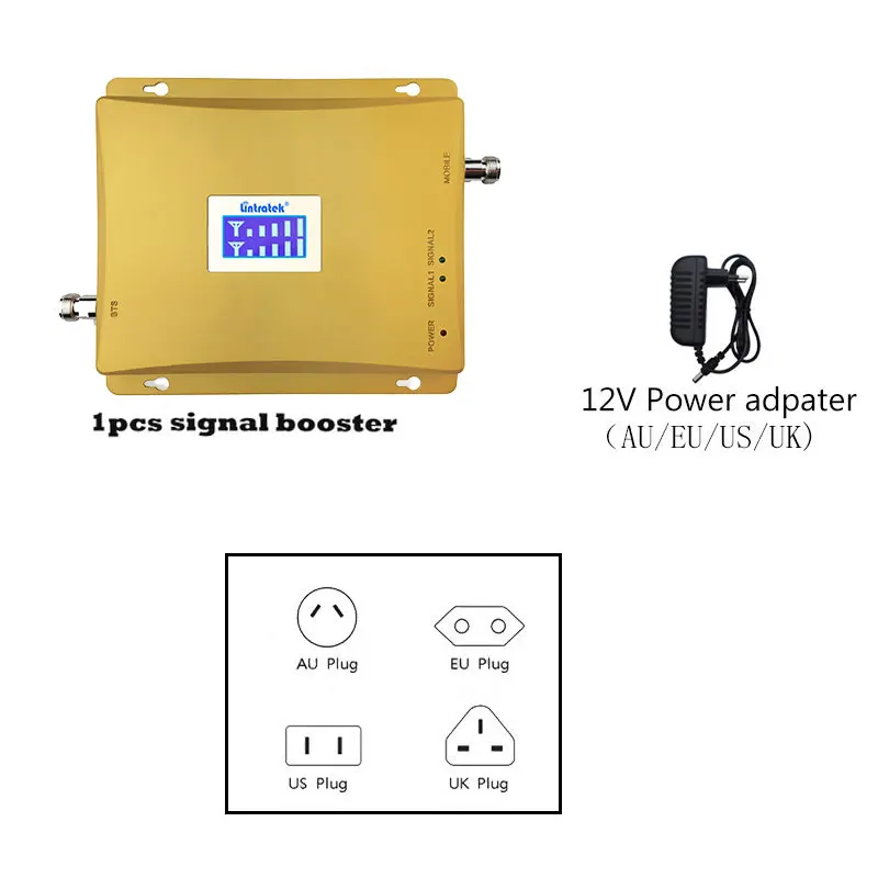 Lintratek 4G усилитель сигнала GSM двухдиапазонный сотовый мобильный dcs 1800 репитер LTE