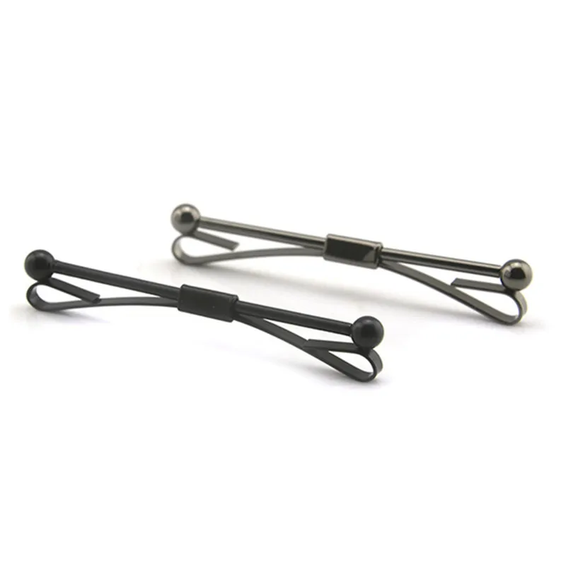 Комплект из 2 предметов рубашка с галстуком булавка для галстука воротника зажим