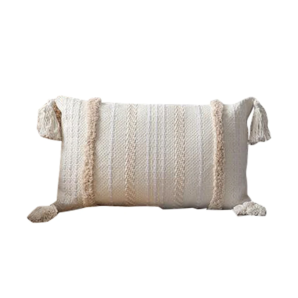 

Pillow Covers Tufted Pillowslip Cotton Pendant Pillowcase 1PCS For Living Room Bedroom Party Wedding Moroccan Style Pillowcases
