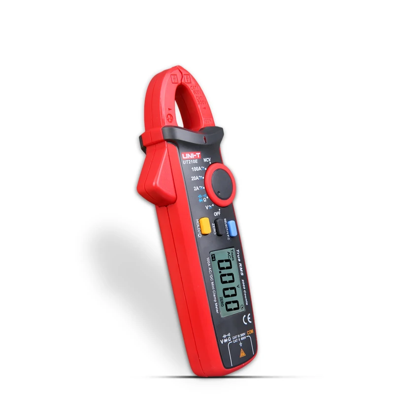 UNI-T UT210E Mini Digital Clamp Meters True RMS AC/DC Current Voltage Non Contact Auto Range VFC Capacitance Multimeter Tester |