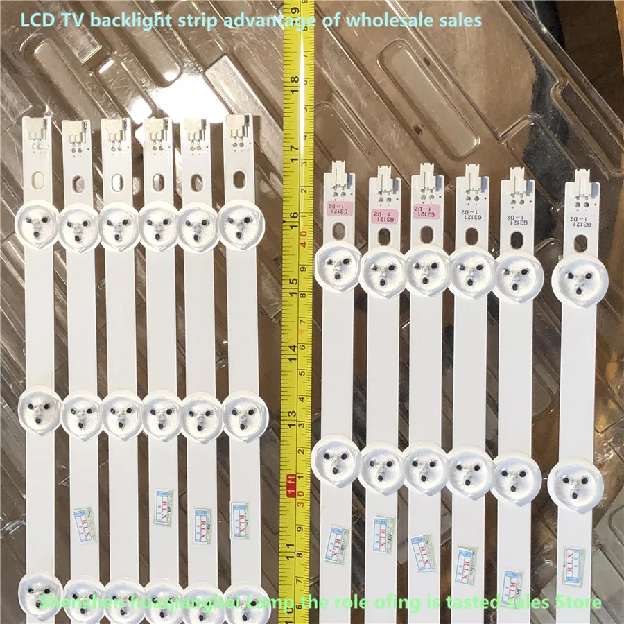 Светодиодная лента для подсветки 874 мм 12 светодиодов LG TCL L42F1300 3D 6916L 0882A 0913A LC420DUN SE 42