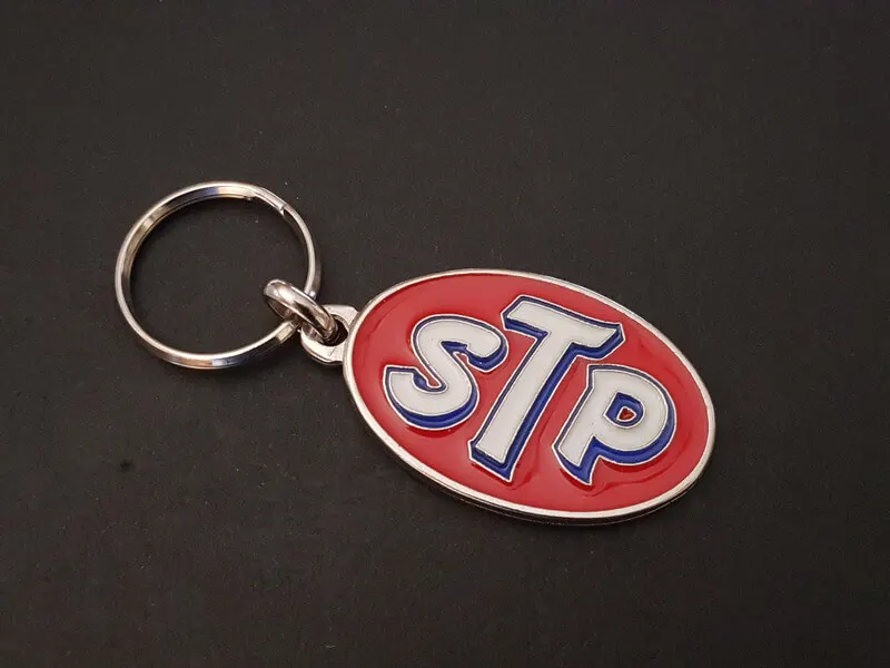 Брелок с кольцом для ключей STP Nascar малый March Сит Лотос F1 Le Mans крем |