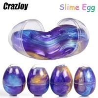 ball crystal fluffy slimes cloud glue soft polymer clay for slimes kids slimes egg anti stress light plasticine antistress toys