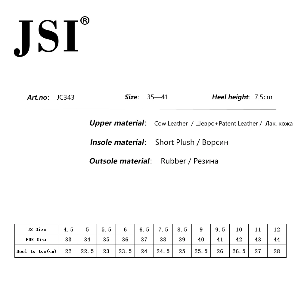 

JSI Winter Women Boots Lace-Up Genuine Leather Mid-Calf Round Toe Shoes Square Heel High Heel Handmade Solid Boots Women JC343