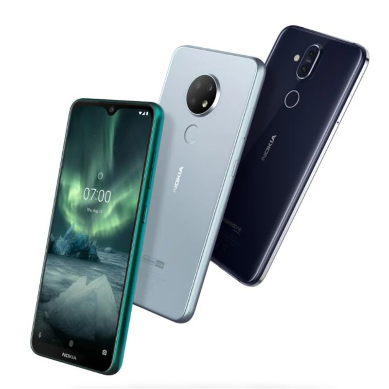 NOKIA 8,1 глобальная версия смартфона 6,1" 4/6 ГБ Оперативная память 64/128 ГБ Встроенная память Snapdragon 710 Android 10 3500 мАч Зарядное устройство для зарядки мобильного телефона