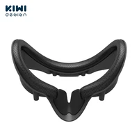 kiwi design vr facial interface bracket for valve index with anti leakage nose pad pu leather sweat proof foam face cover pad