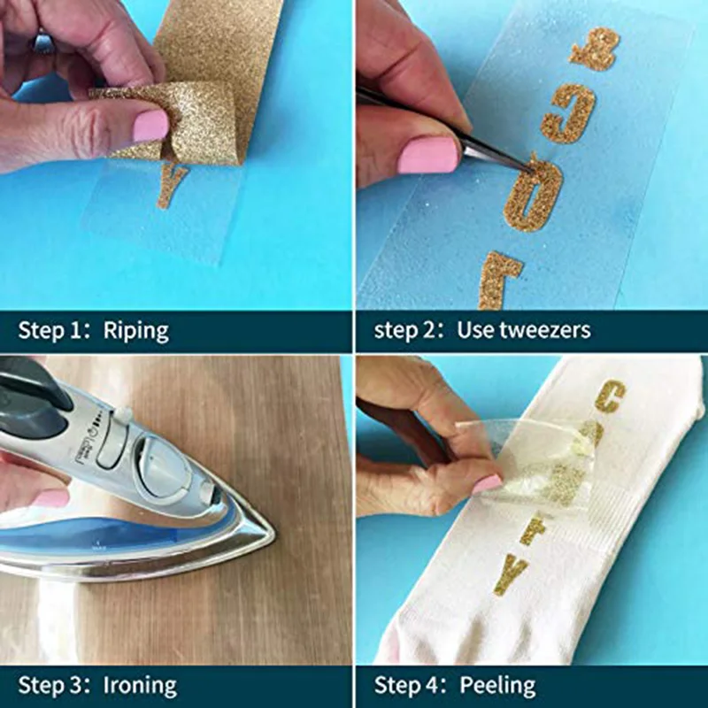 Красивый цветной Блестящий теплопередающий виниловый плоттер для резки пленки 25