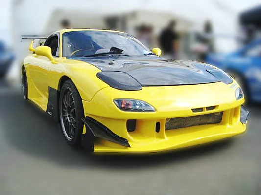 Автомобильный Стайлинг для Mazda RX7 FD3S OEM крышка фар из углеродного волокна