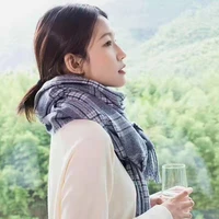 korean winter scarf new stylish wrap imitation cashmere shawl bib women plaid 70 200cm extended unisex warm multifunction