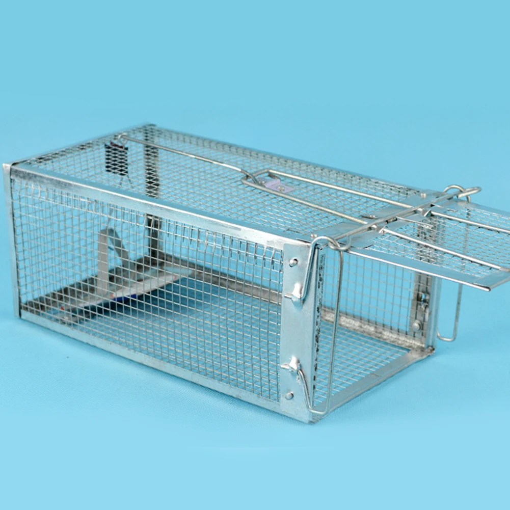 

Pest Mouse Trap Rodent Repeller Bait Cage Catcher Heavy Duty Hamster Reusable Control