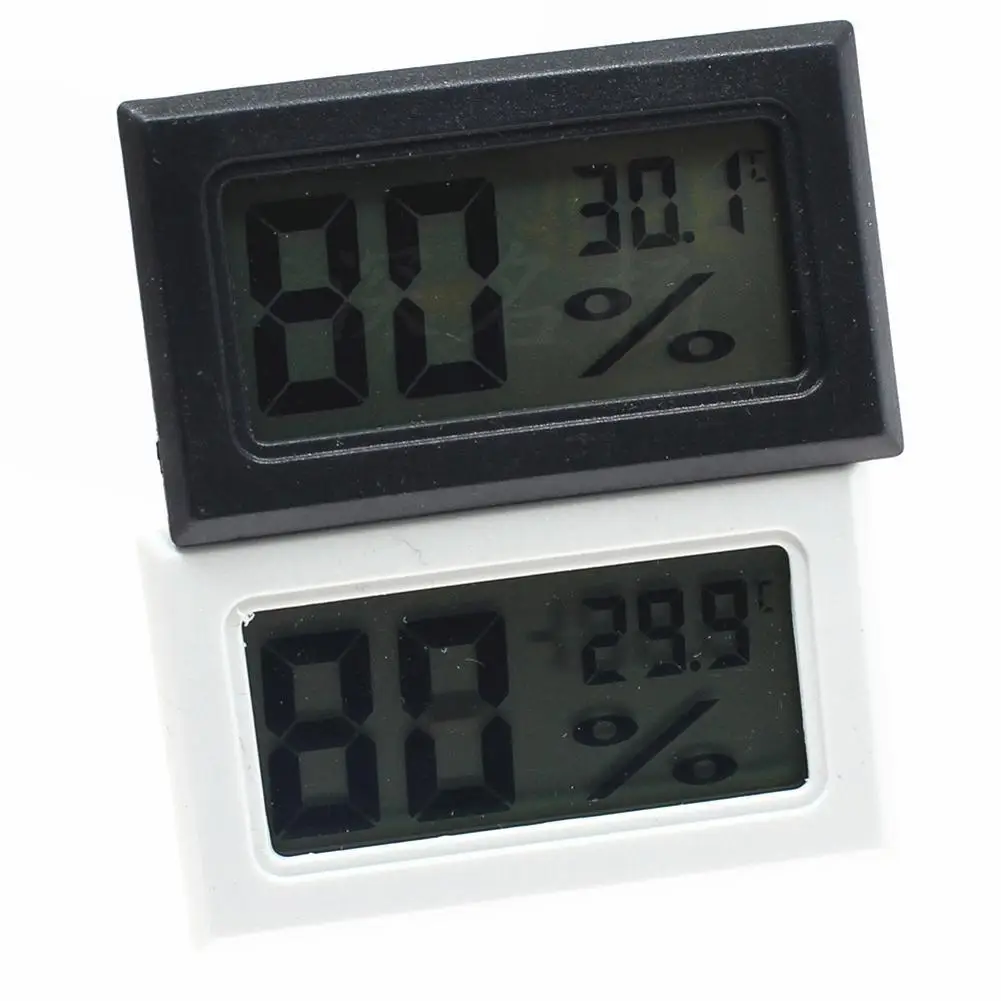 

Mini digital humidity meter thermometer Hygrometer Sensor Gauge LCD Temperature Refrigerator Aquarium Monitoring Display Indoor
