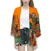 kimonos woman 2021 japanese kimono cardigan cosplay shirt blouse for women japanese yukata female summer beach kimono