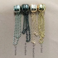 magnetic scarf safty pins with chain luxury accessory no hole brooches muslim women hijab packing
