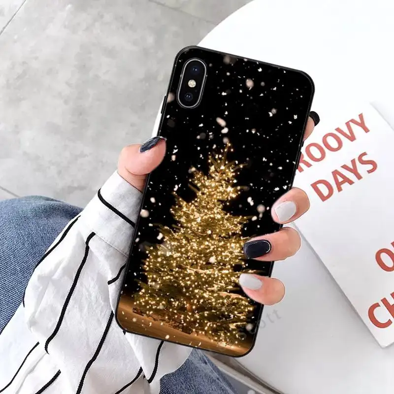 

Marry Christmas Holiday Tree New Year Phone Case for iPhone 11 12 mini pro XS MAX 8 7 6 6S Plus X 5S SE 2020 XR