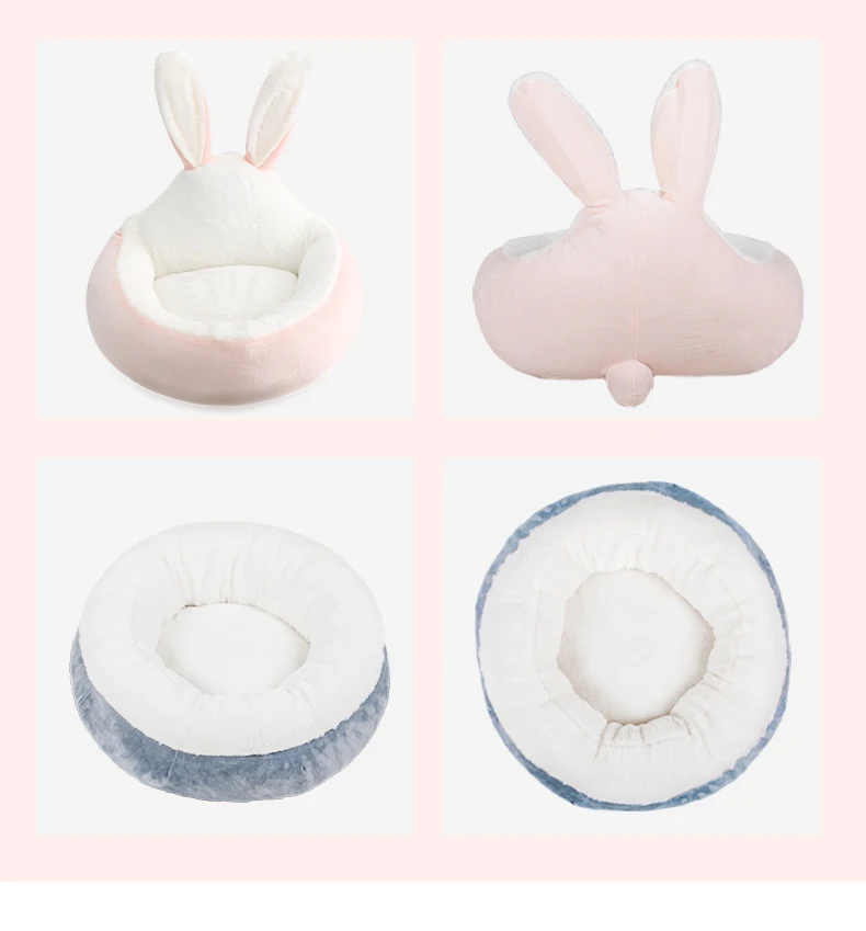 

Soft Warm Pet Bed Teddy Kennel Dog Nest Removable Cotton Cushion four season Small Dog Cat Sleeping Bed Cat House Pet Supplies