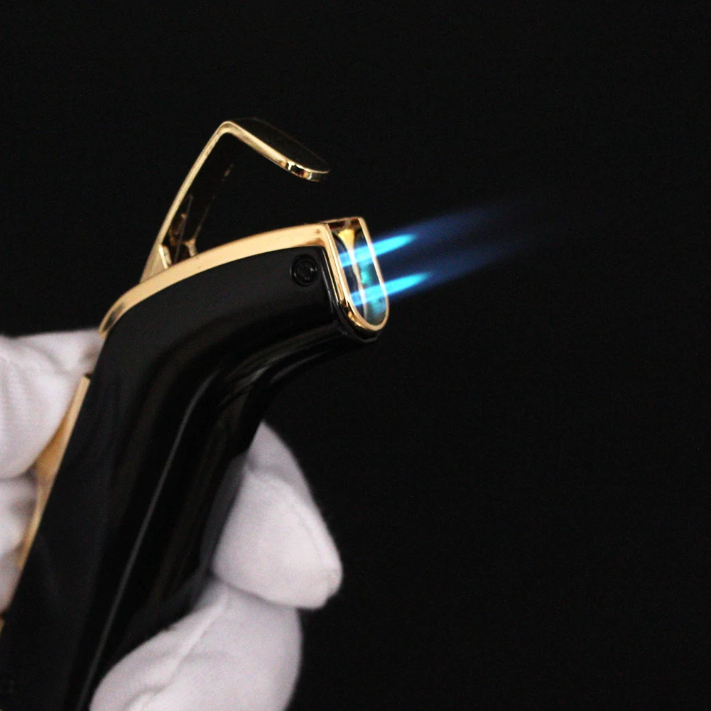 COHIBA аксессуары для сигар резак Зажигалка Набор гильотина из нержавеющей стали 2