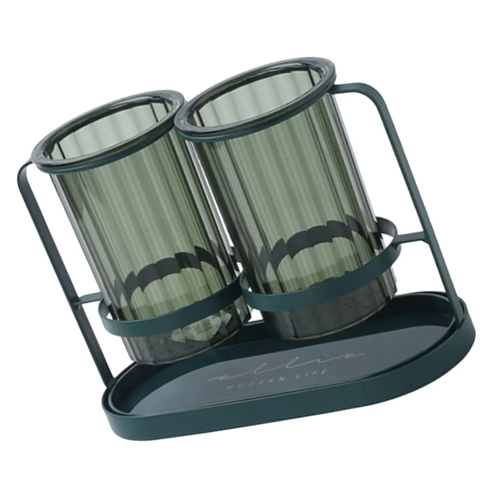 

1Pc Stylish Chopsticks Box Household Ceramic Drain Cutlery Rack (Dark Green)