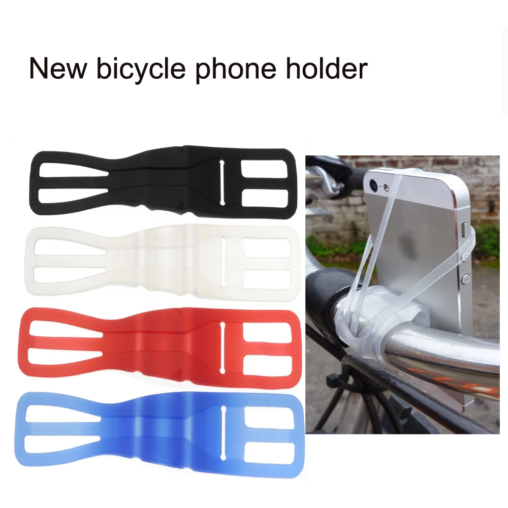 Новый силиконовый велосипедный держатель для телефона велосипеда iPhone мягкий