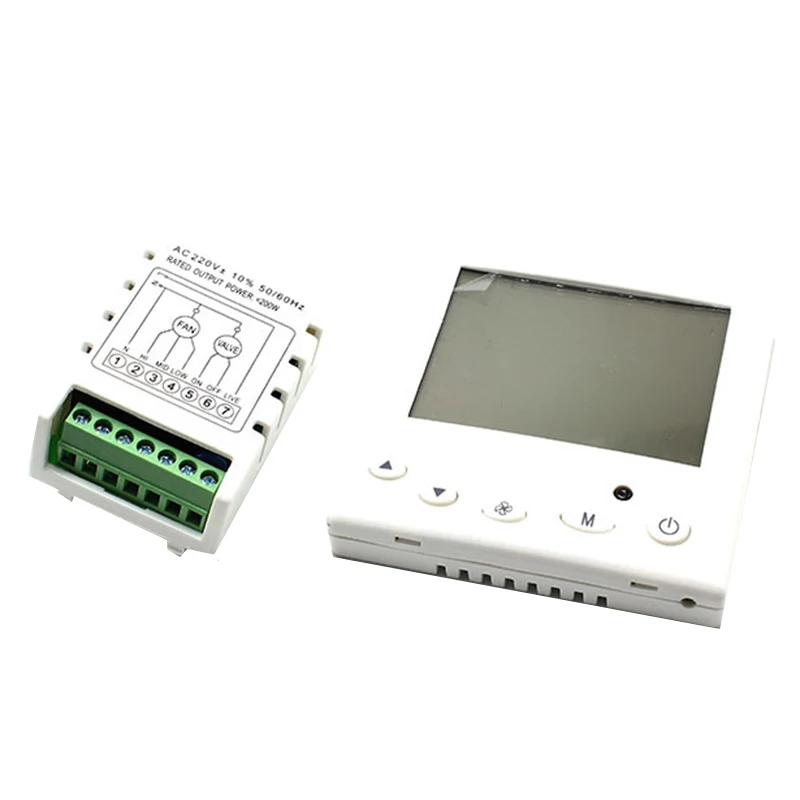 WiFi термостат центральный кондиционер вентилятор катушки MCU комнатный контроль