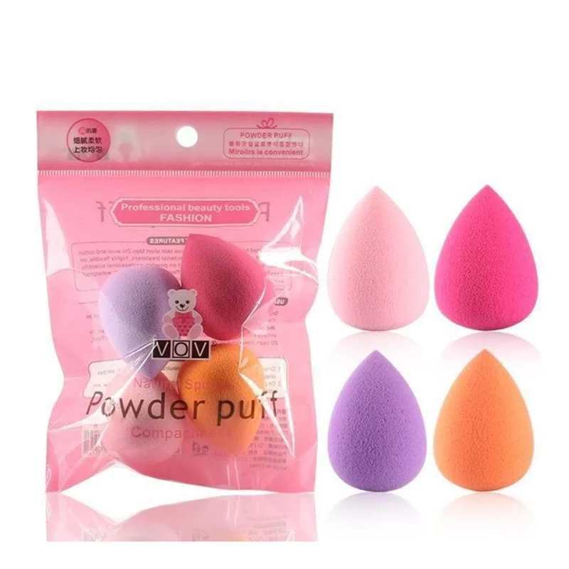 4 шт. Pro Макияж Блендер основа для макияжа слоеные многообразные губки вода