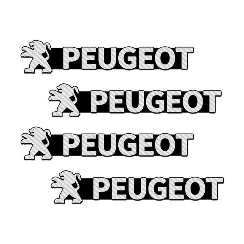 2/4 шт. декоративные мини-наклейки для Peugeot GT 307 206 308 407 207 3008 208 4008 | Автомобили и