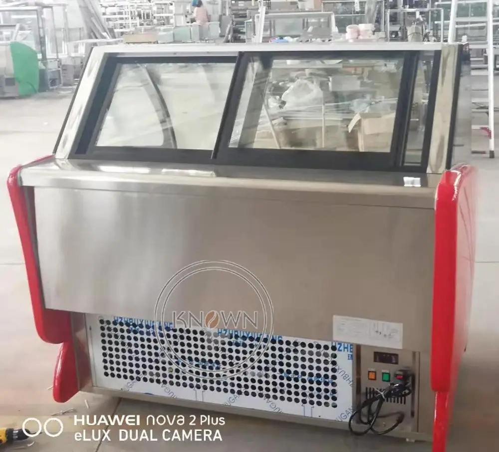 Продвижение витрина с мороженым шкаф Мороженое эскимо дисплей джелато