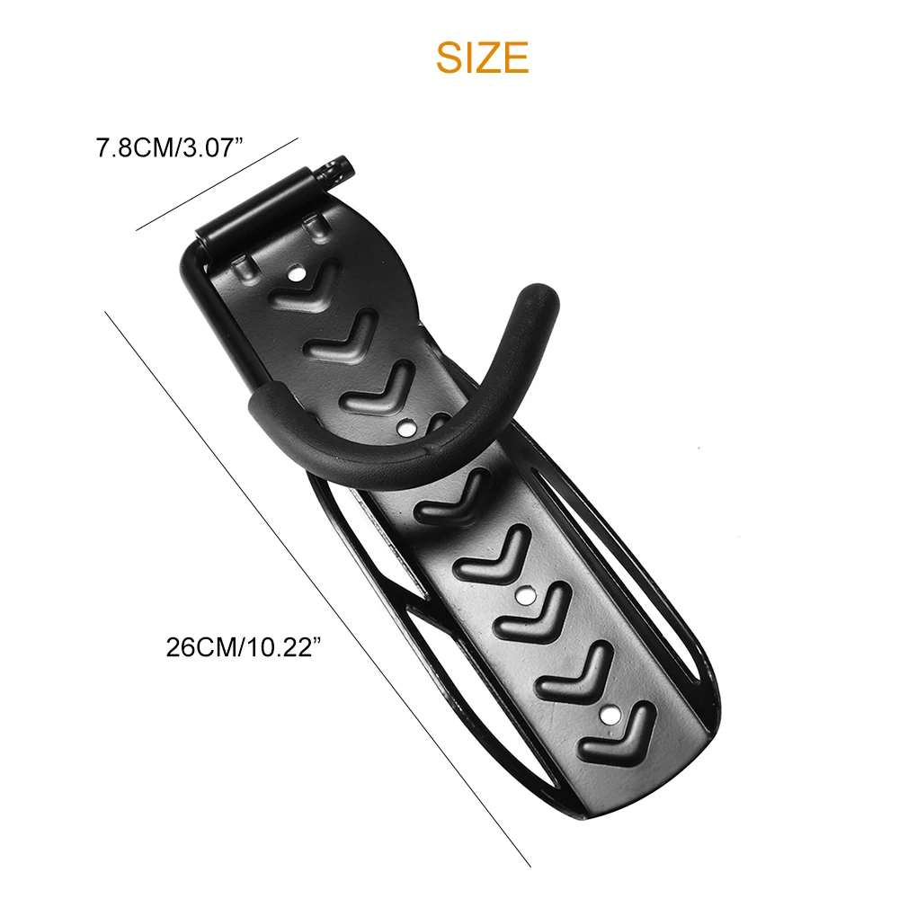 

Bicycle Storage Rack Wall Mounted Scooter Hanger Hook Solid Steel 30 Kg Powerful Load For Mountain Bike For Xiaomi M365 Scooter