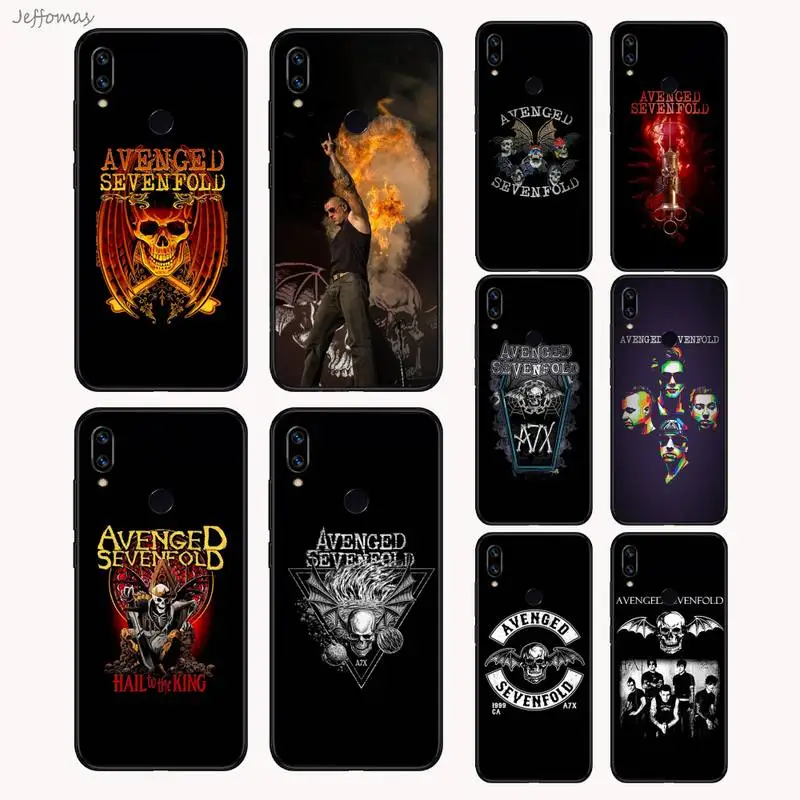 

Avenged Sevenfold Phone Case For Xiaomi Redmi Note 4 4x 5 6 7 8 pro S2 PLUS 6A PRO Cover Funda Shell Coque