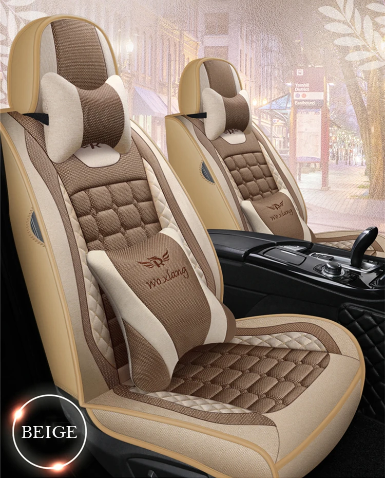 Ynooh чехлы для сидений автомобиля для toyota prado 120 camry 40 land cruiser 100 fortuner rav4 corolla 2005 aygo alphard