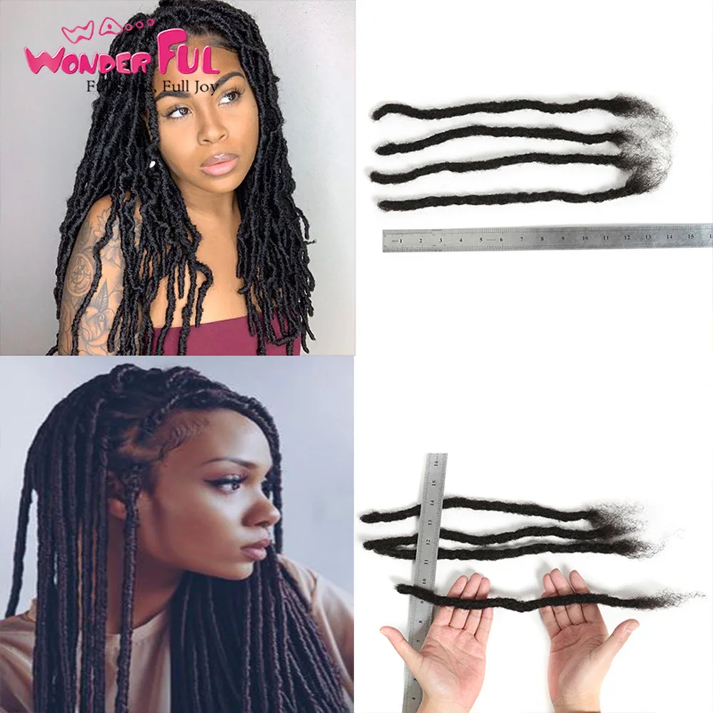 Замечательные дреды для наращивания кос 100% натуральные человеческие волосы Remy