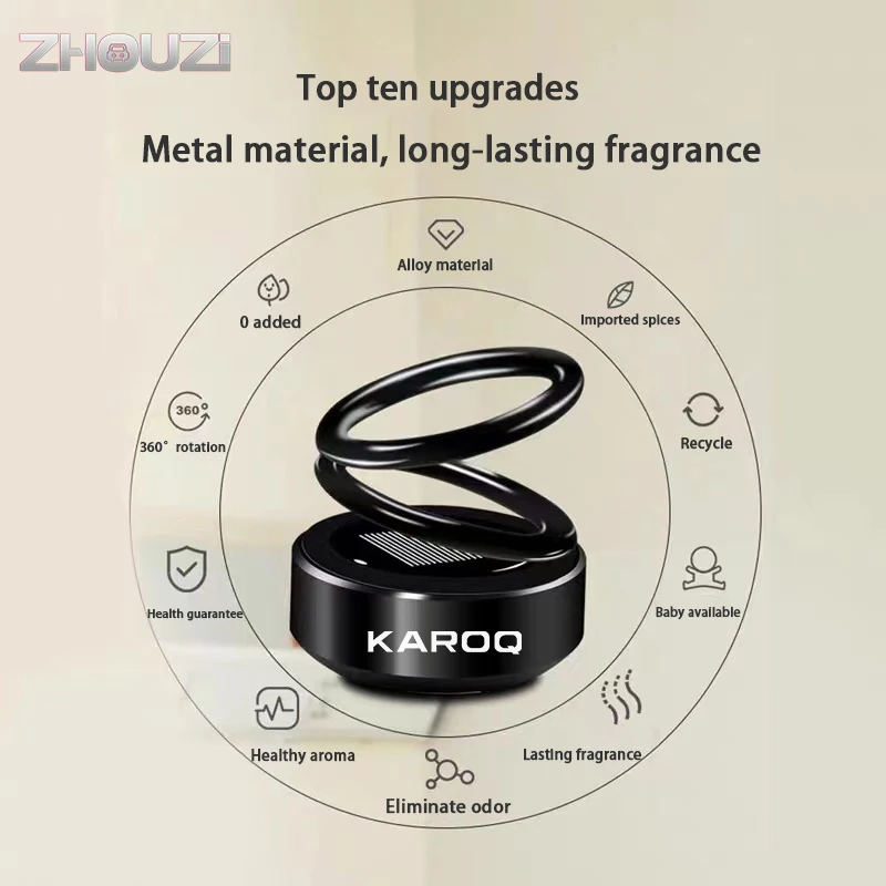 Освежитель воздуха для автомобиля ароматерапия на солнечной батарее